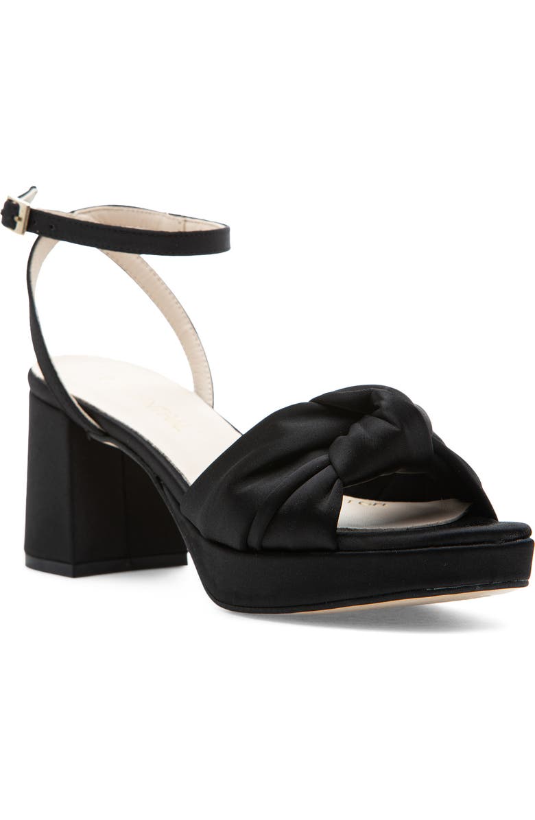 275 Central Malik Ankle Strap Platform Sandal, Main, color, Black