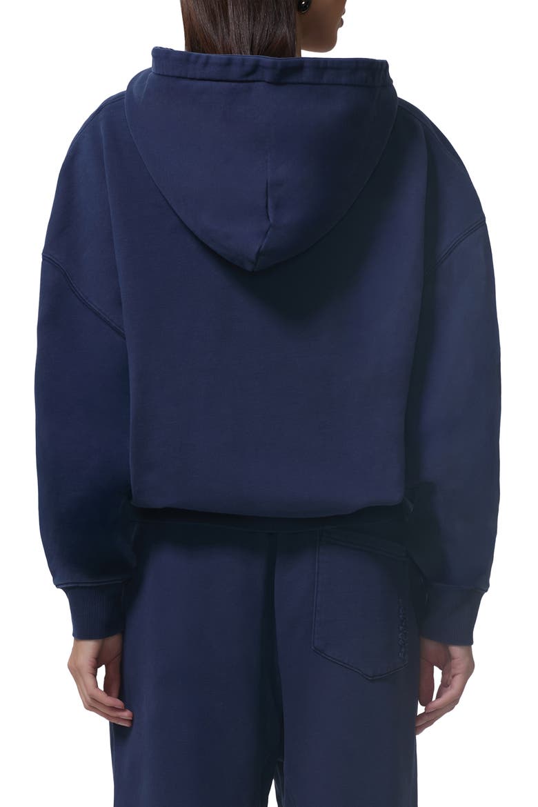 Oren Cotton Zip Hoodie, Alternate, color, BLACK IRIS