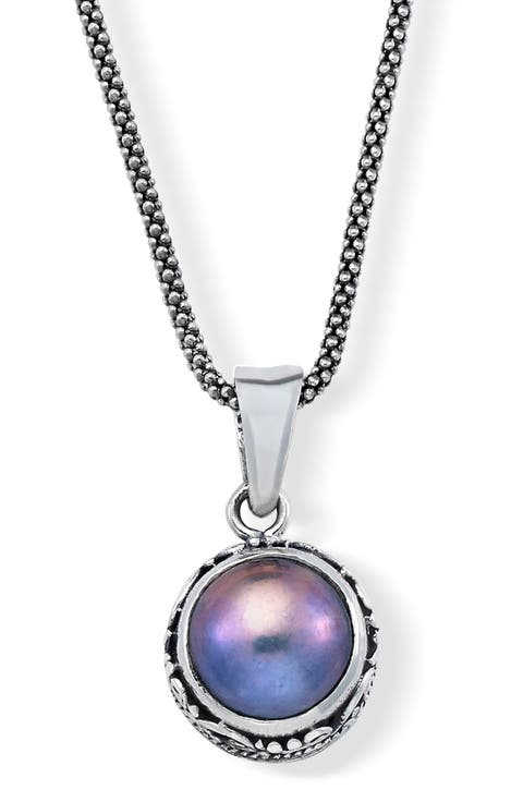 Mabe Pearl Pendant Necklace