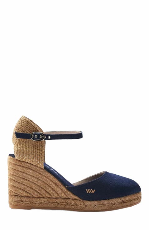 Satuna Canvas Espadrille Wedges