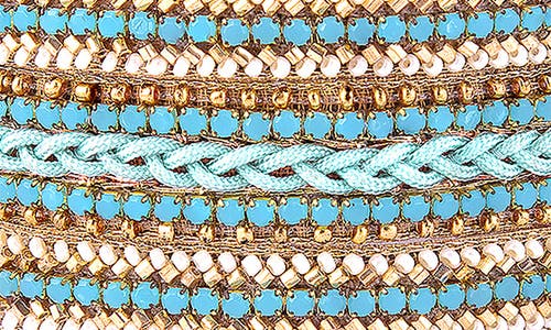 Deepa Gurnani Manny Beaded Bracelet In Multi