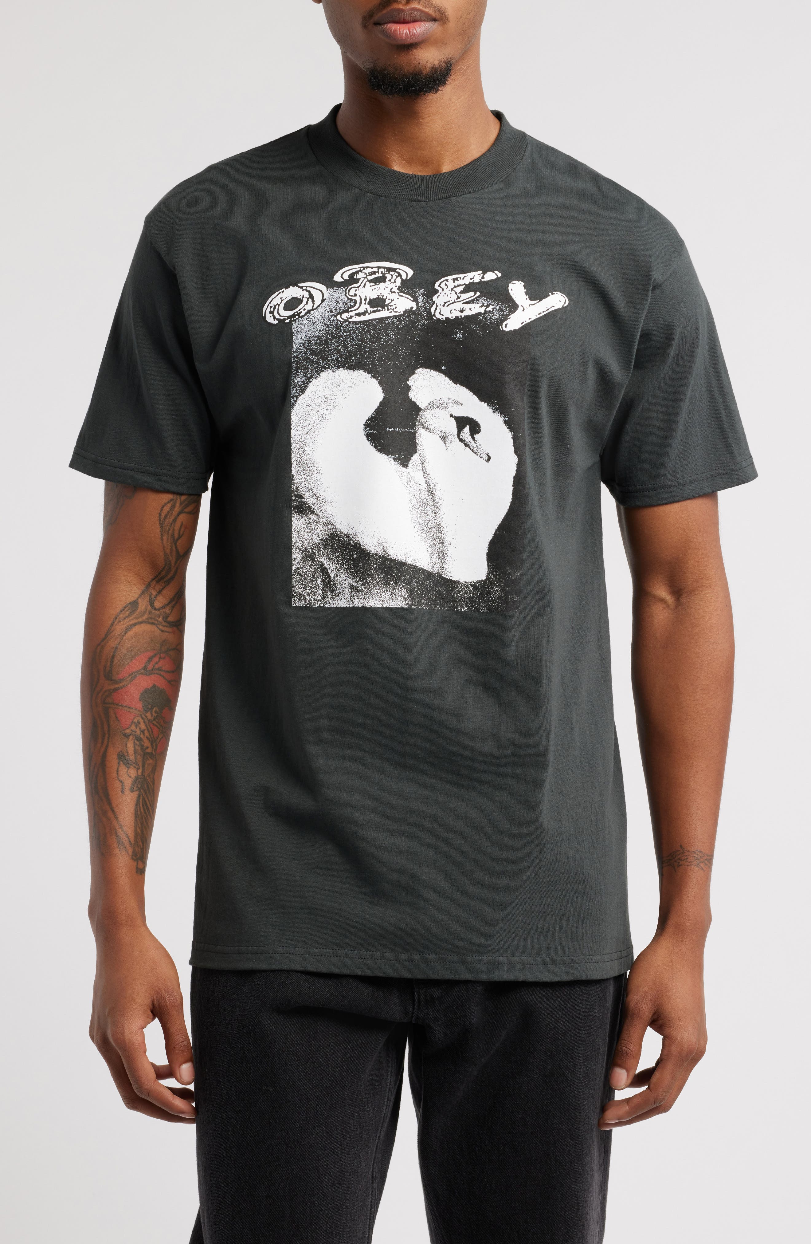 Obey Swan Graphic T-Shirt