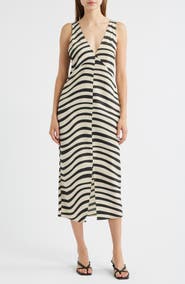 Nation LTD Kimora V-Neck Midi Dress