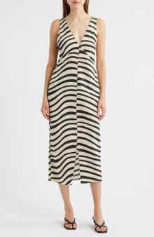 Nation LTD Kimora V-Neck Midi Dress