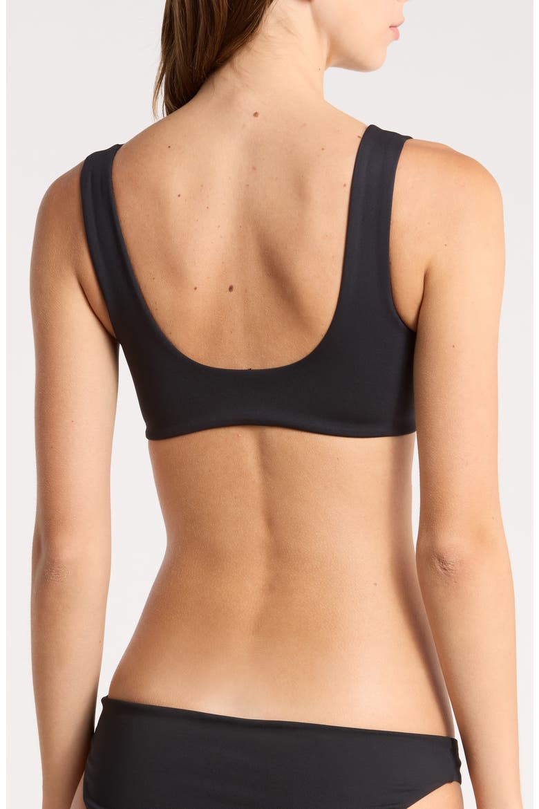 Streamline Bikini Top, Alternate, color, JET BLACK