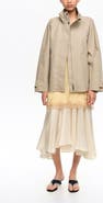Bimba y Lola Short, Rubberized High Neck Trench