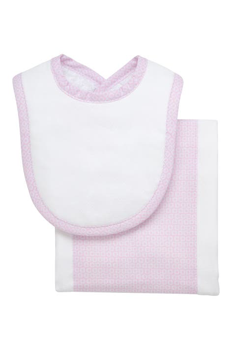 Dot Drooler Bib & Burp Set