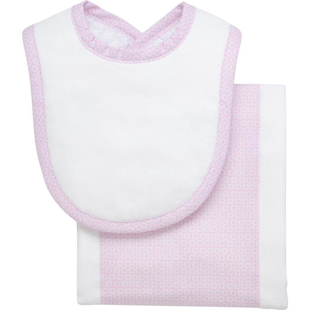 3 Marthas Dot Drooler Bib & Burp Set