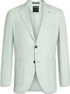 ZEGNA Check Cashmere, Silk & Linen Sport Coat