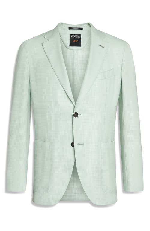 Zegna Check Cashmere, Silk & Linen Sport Coat
