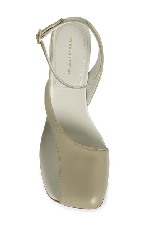 DRIES VAN NOTEN DRIES VAN NOTEN VIRGO ANKLE STRAP ASYMMETRIC SANDAL 