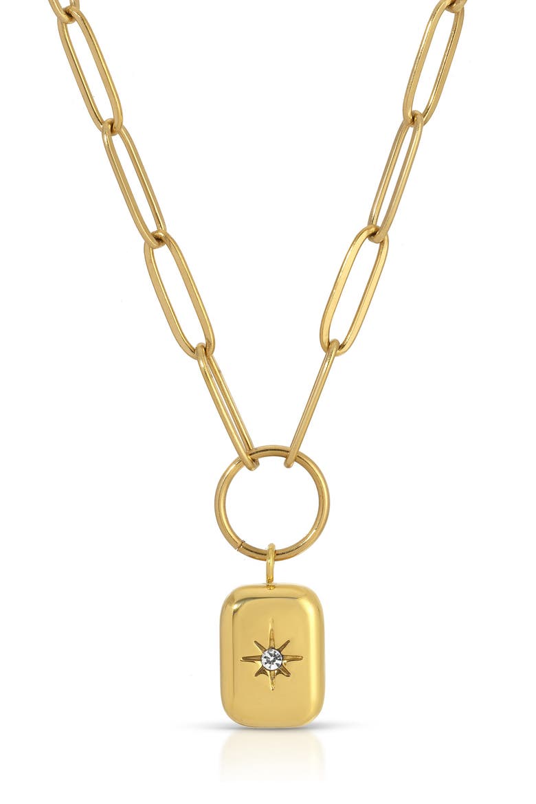 Larisa Pendant Necklace, Main, color, GOLD