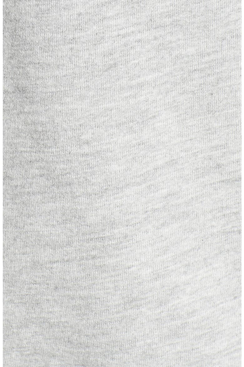 Ruffle Front Sweatshirt, Alternate, color, HEATHER GREY