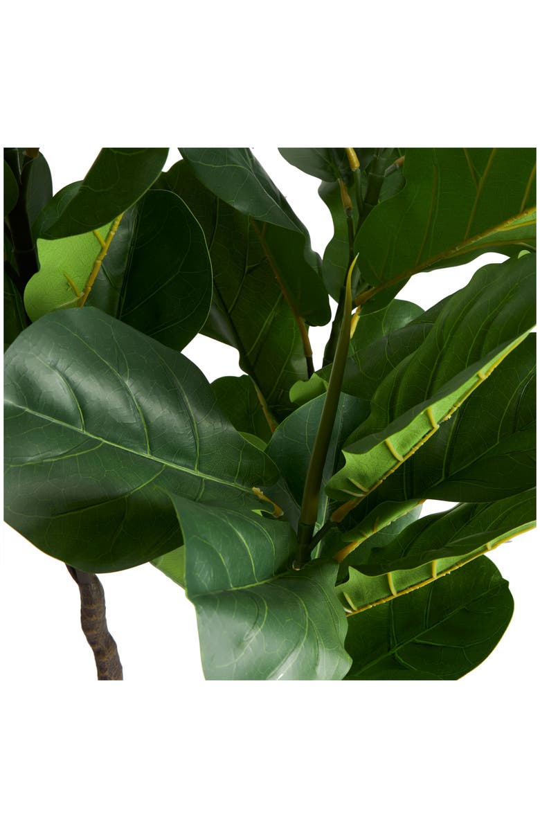 GINGER BIRCH STUDIO Green Faux Foliage Artificial Potted Plant, Alternate, color, Green