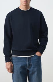MANGO Regular Fit Cotton Sweatshirt