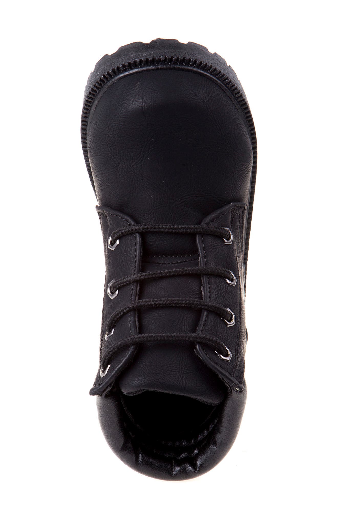 Lug Sole Hiker Boot, Alternate, color, BLACK