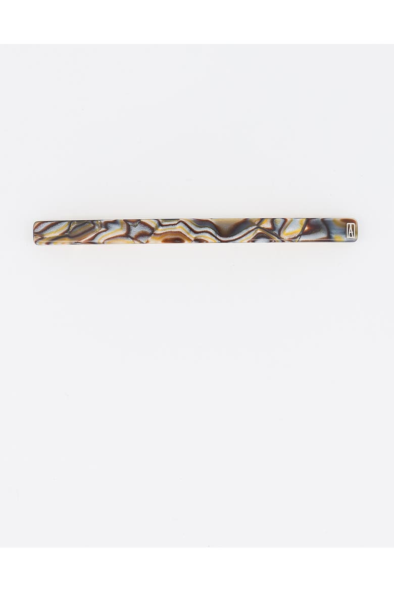 Tuileries Fin Acetate Barette, Main, color, Grey