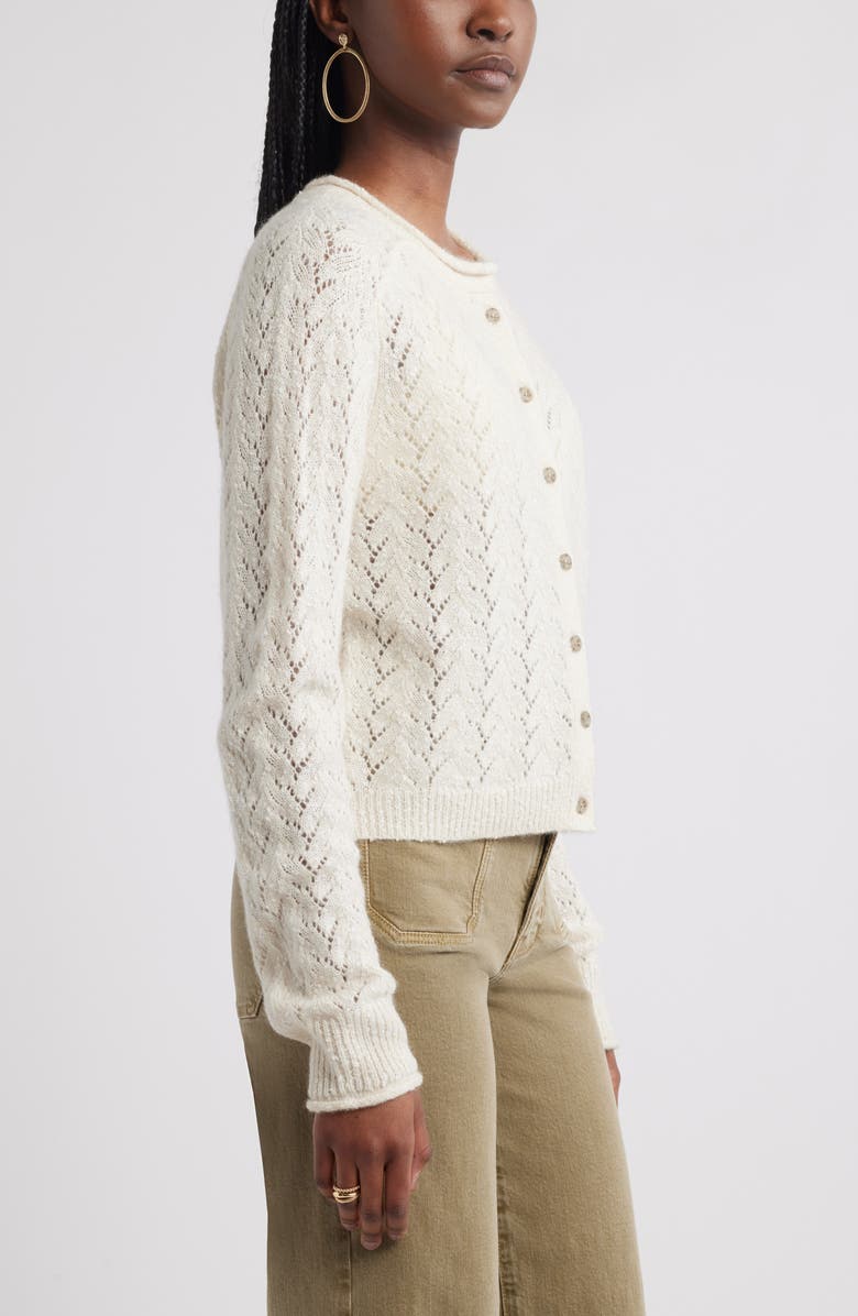 Nep Pointelle Cardigan