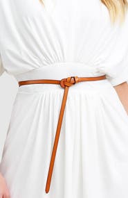 Belle & Bloom Tie The Knot Leather Belt