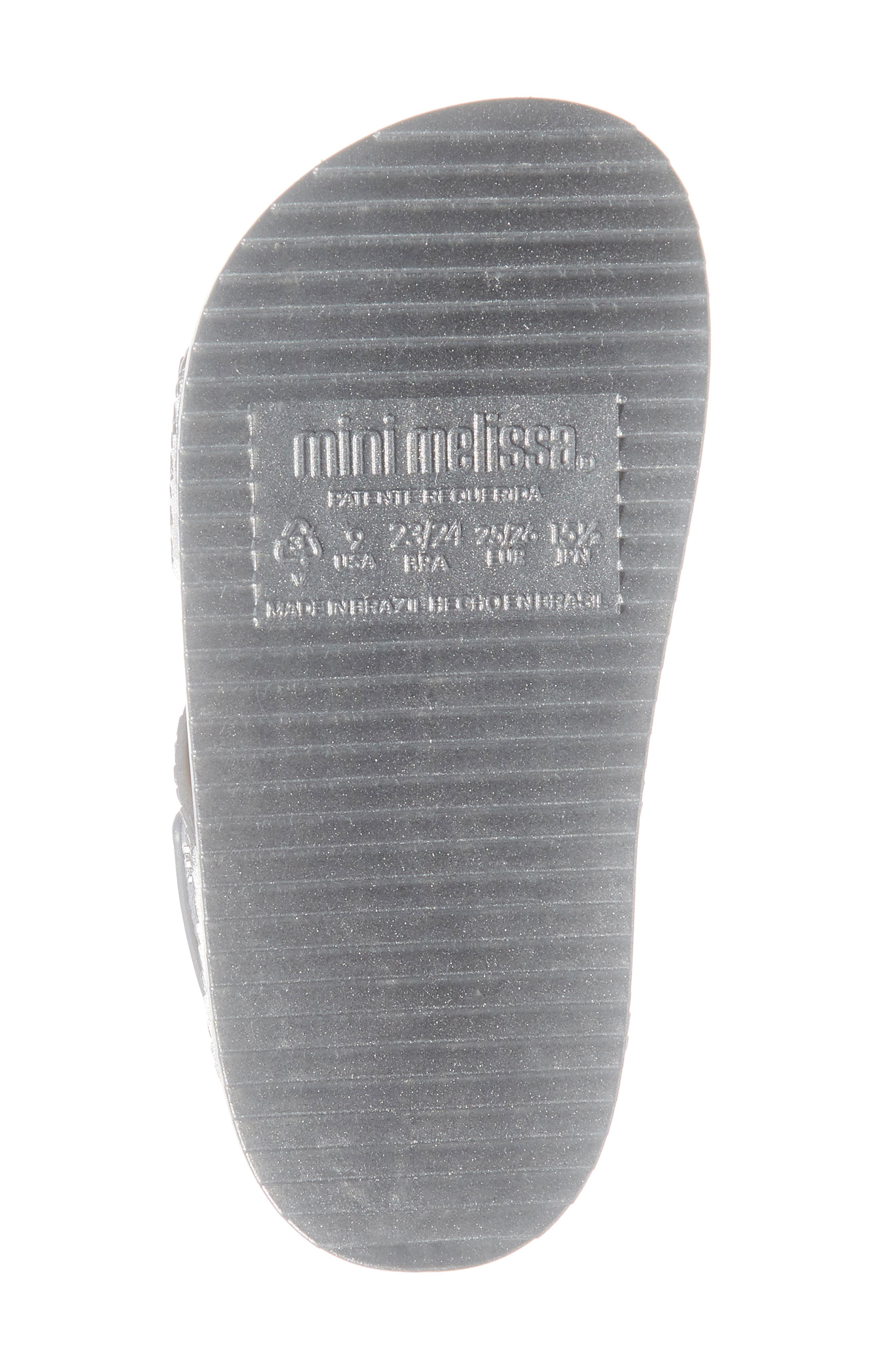 Mini Melissa Melissa Mini Cosmic Sandal, Alternate, color, 