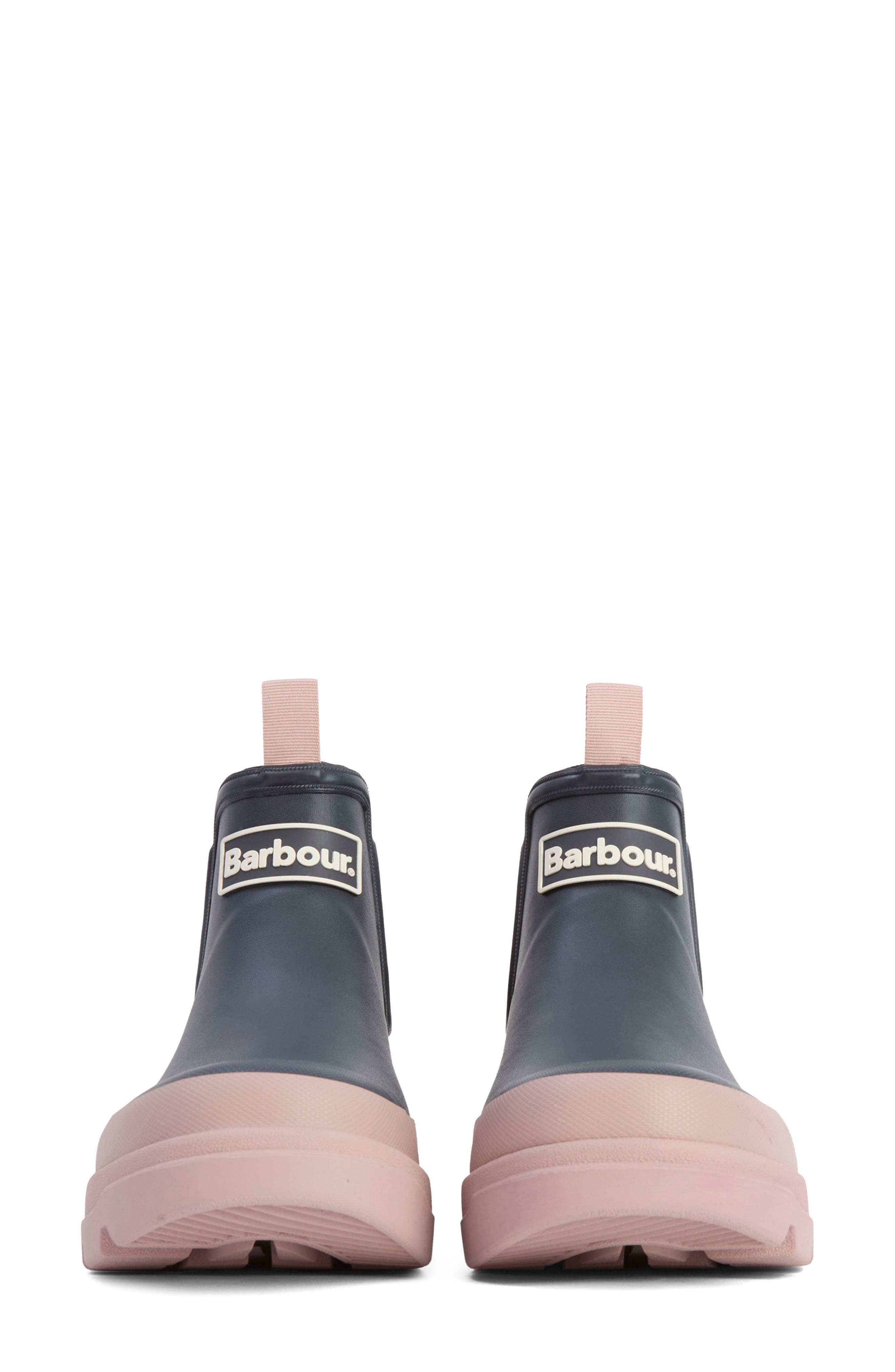 Nimbus Waterproof Chelsea Rain Boot, Alternate, color, DUSKY GREY/ GARDENIA PINK