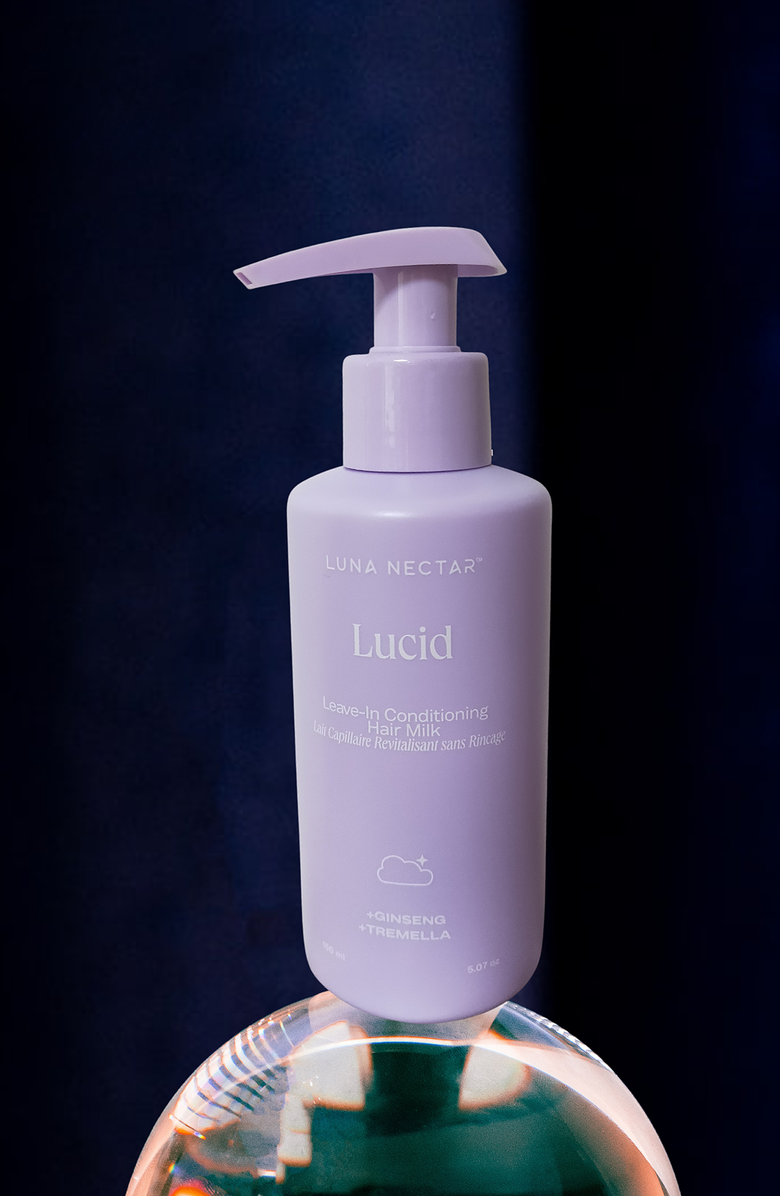 Luna Nectar Lucid Leave-In Conditioning Hair Milk, Alternate, color, White