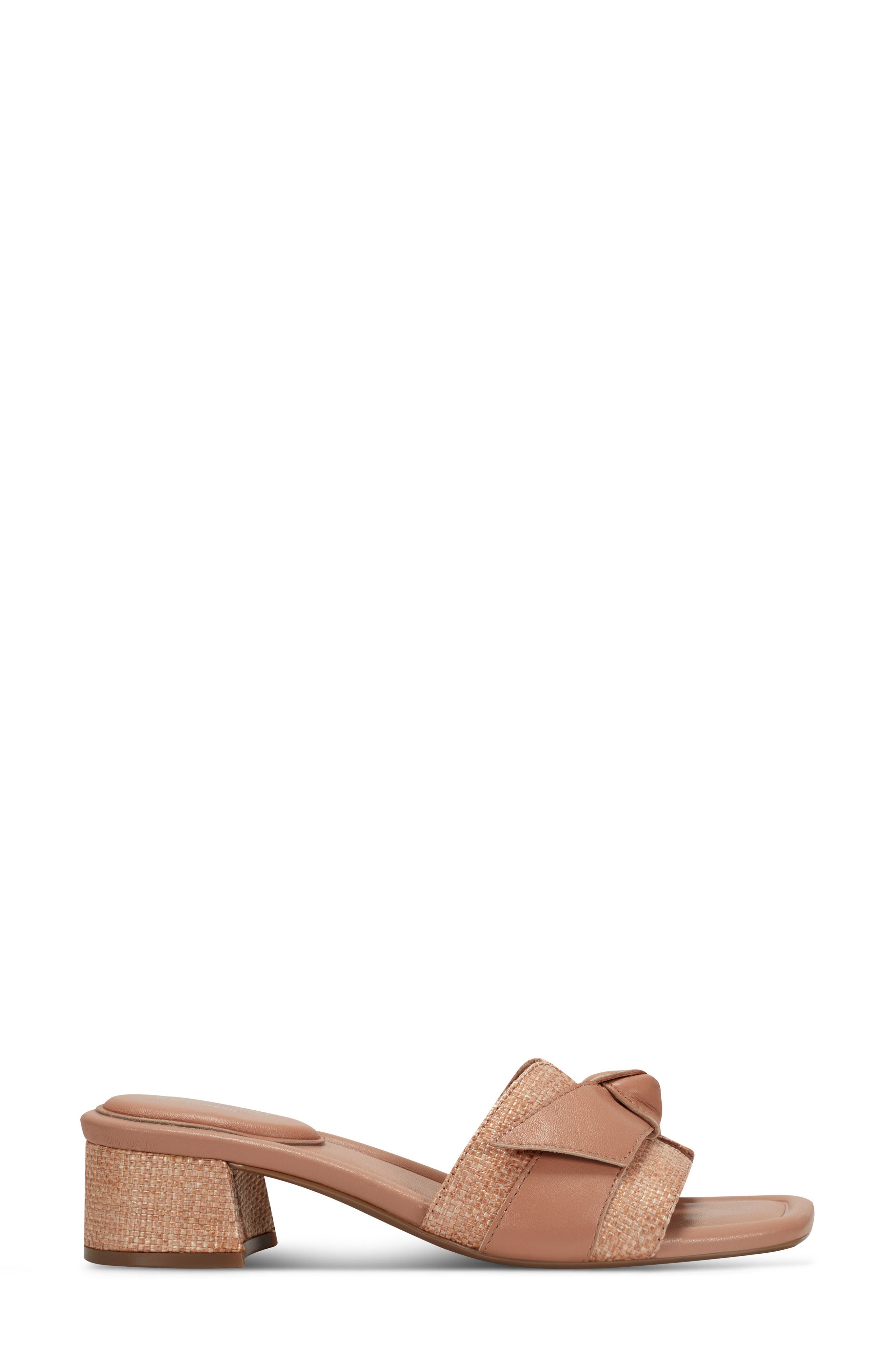 Carsie Knotted Slide Sandal, Alternate, color, MEDIUM NATURAL