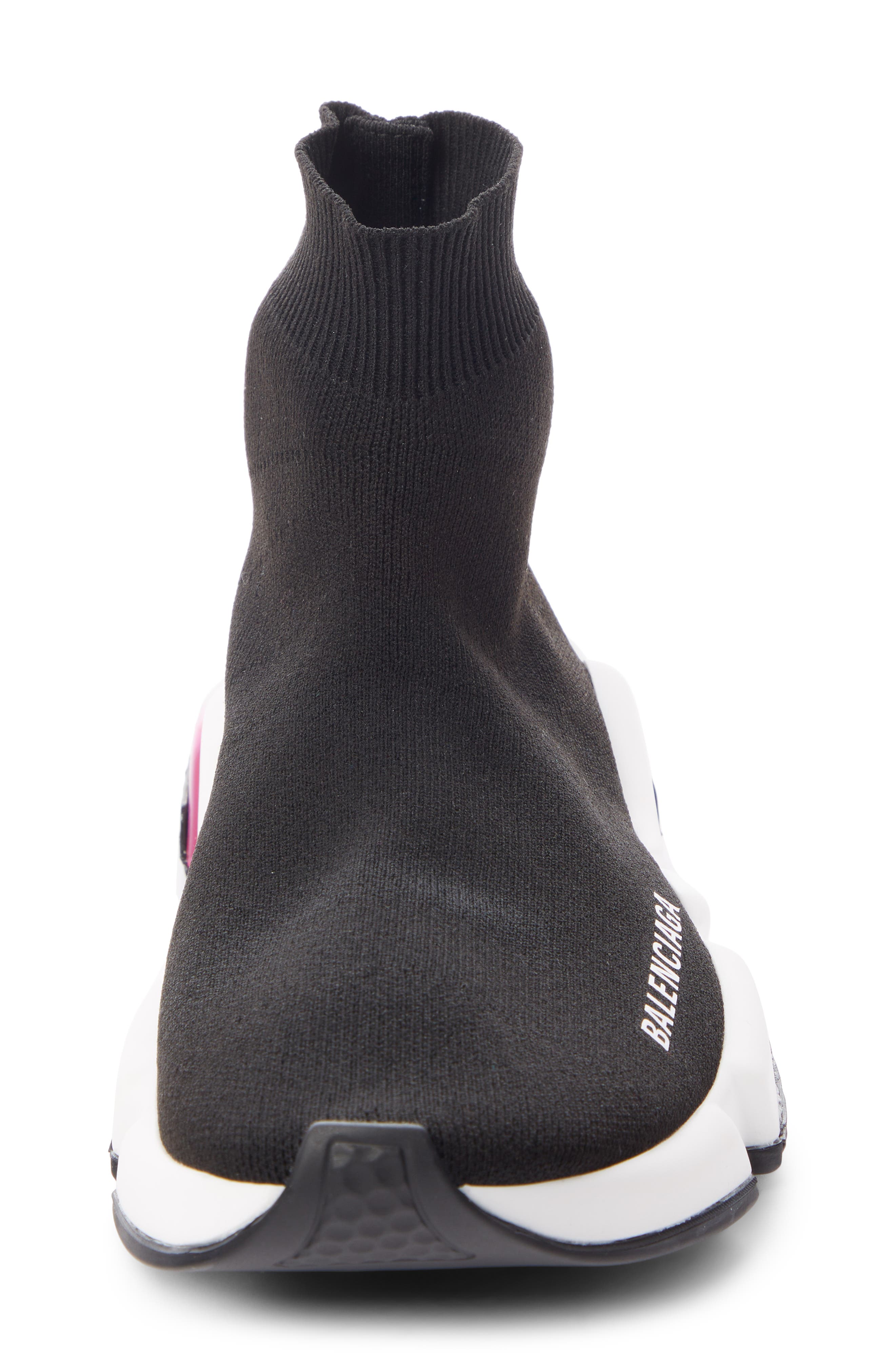 Balenciaga Mid Speed Sock Sneaker, Alternate, color, 