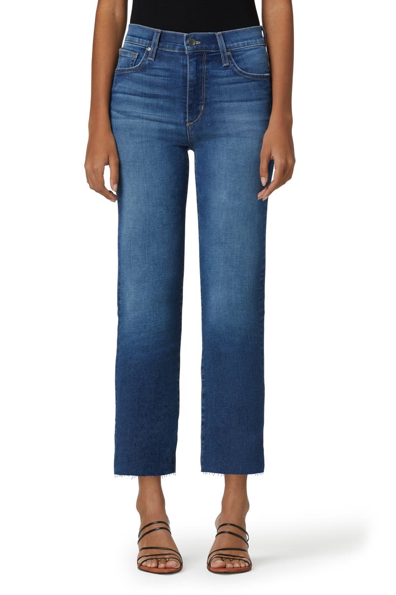 High Rise Wide Leg Cropped Jeans, Main, color, SHAKIRA
