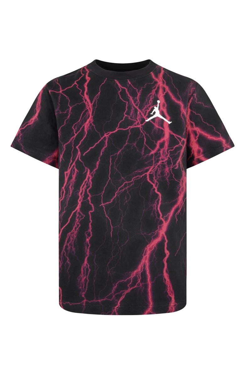 Jordan Kids' Lightning Print T-Shirt, Main, color,