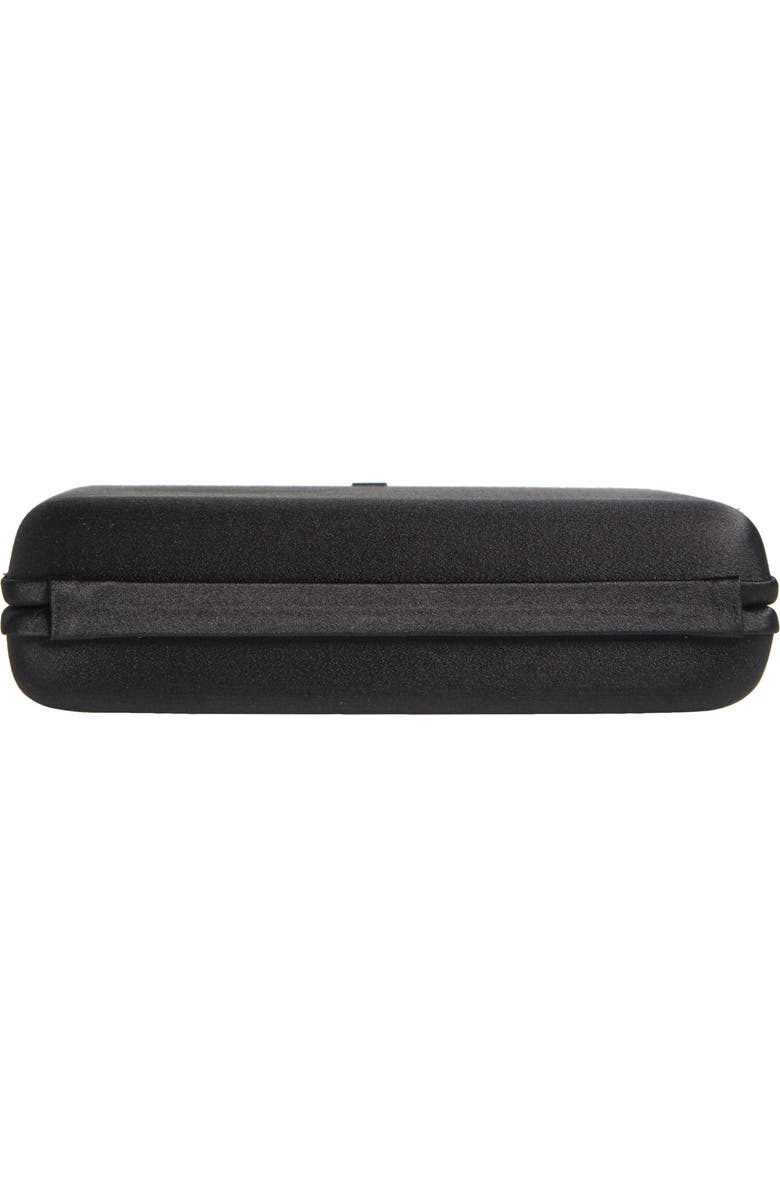 TOTEME Satin Box Clutch, Alternate, color, Black