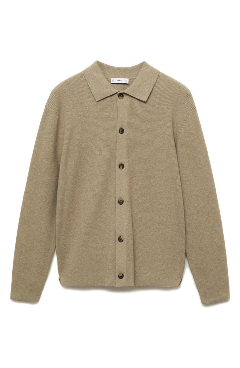 MANGO Polo Cardigan, Alternate, color,