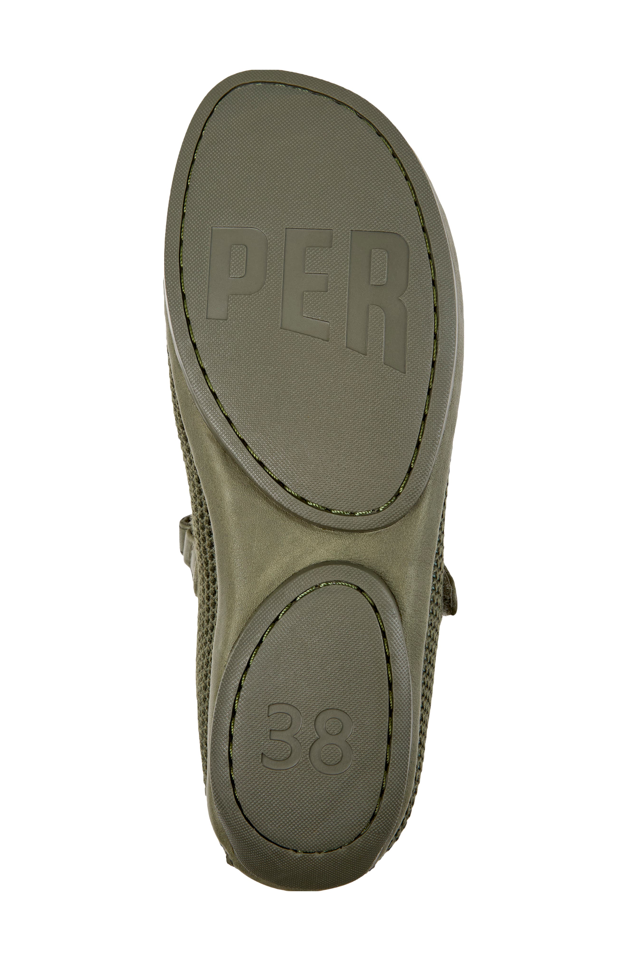 Camper Right Nina Flat, Alternate, color, Medium Green