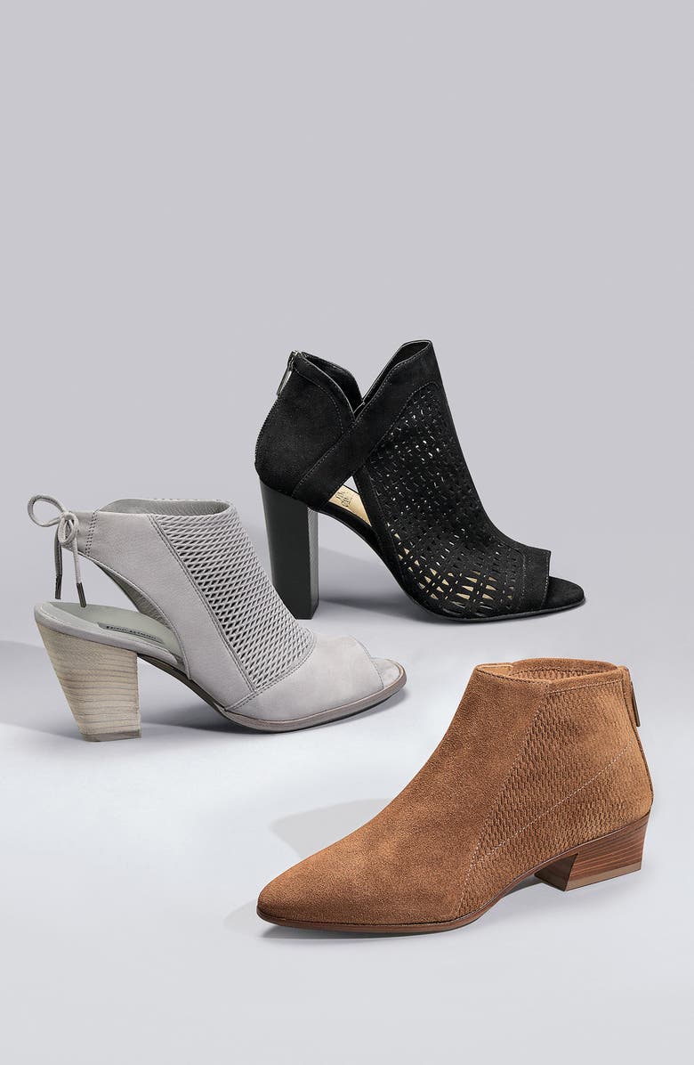 Aquatalia Fianna Perforated Bootie, Alternate, color,