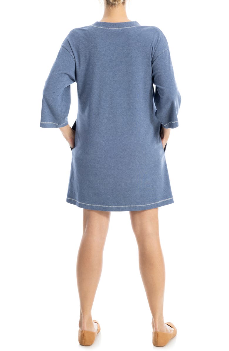 MAX STUDIO Sheath Dress, Alternate, color, Heather Denim