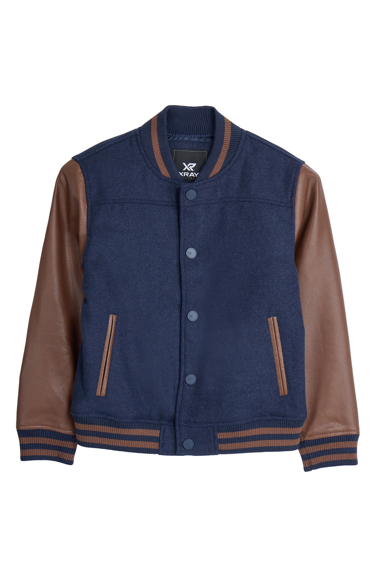 NAVY/ BROWN
