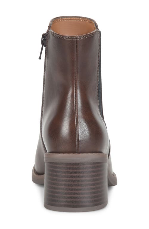 Eurosoft Hazel Side Zip Bootie In Brown