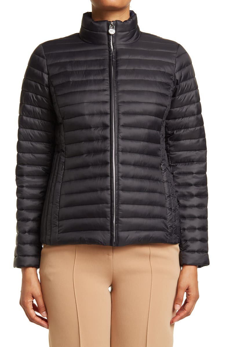 Michael Kors Missy Short Packable Puffer Coat, Alternate, color,