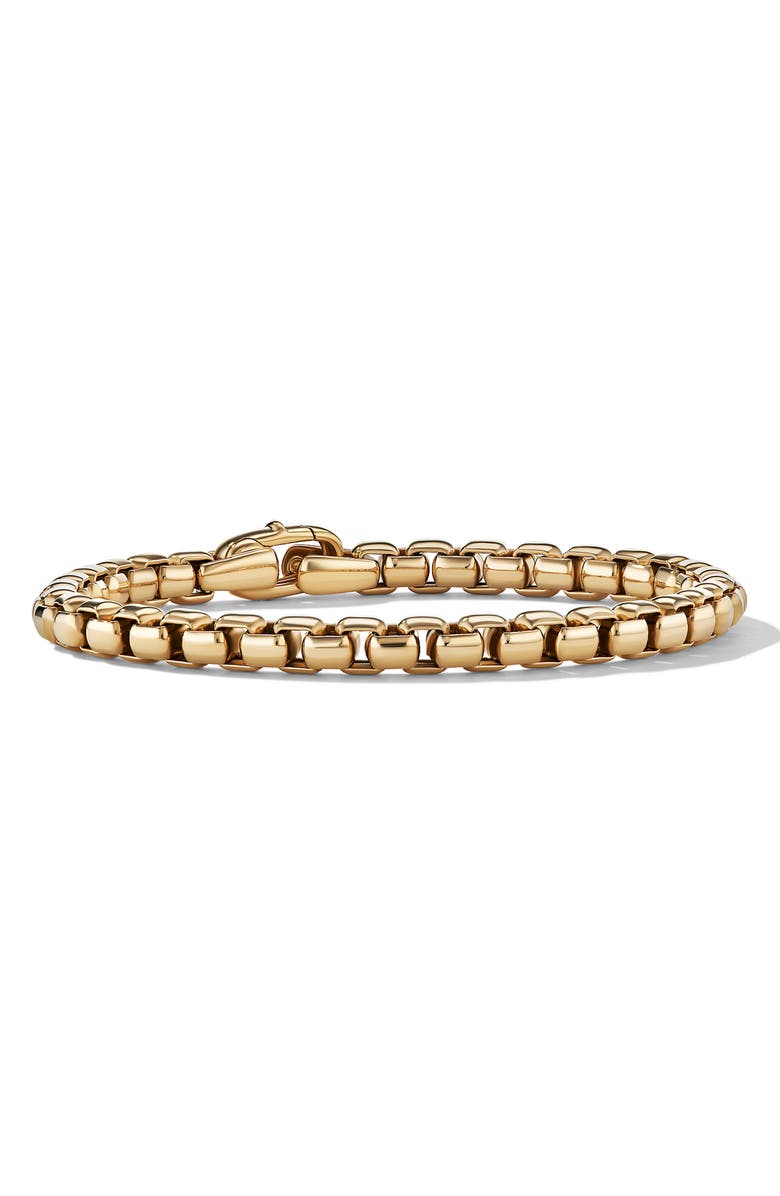 David Yurman DY Bel Aire Chain Bracelet in 18K Yellow Gold, Main, color, 