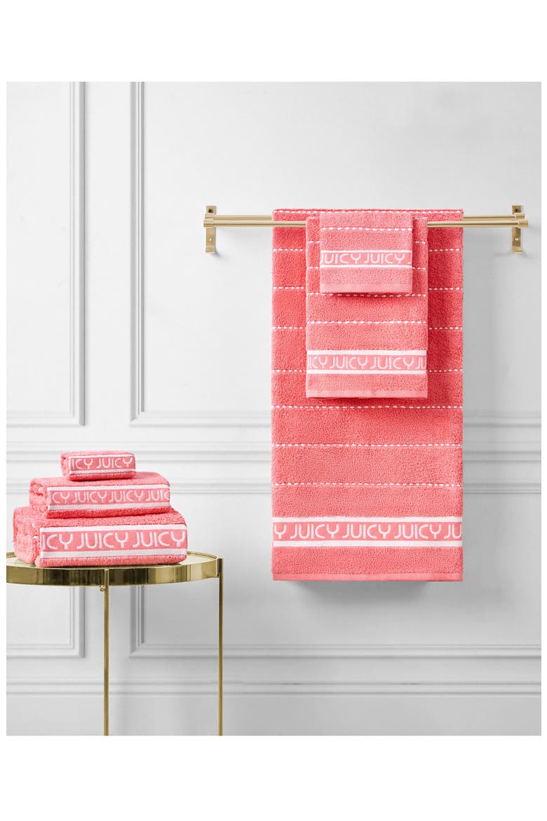 Luxurious 6-Piece Towel Set, Alternate, color, PINK CORAL