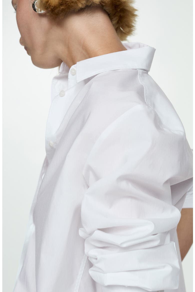 Relaxed Fit Button-Up Shirt, Alternate, color, OFF WHITE
