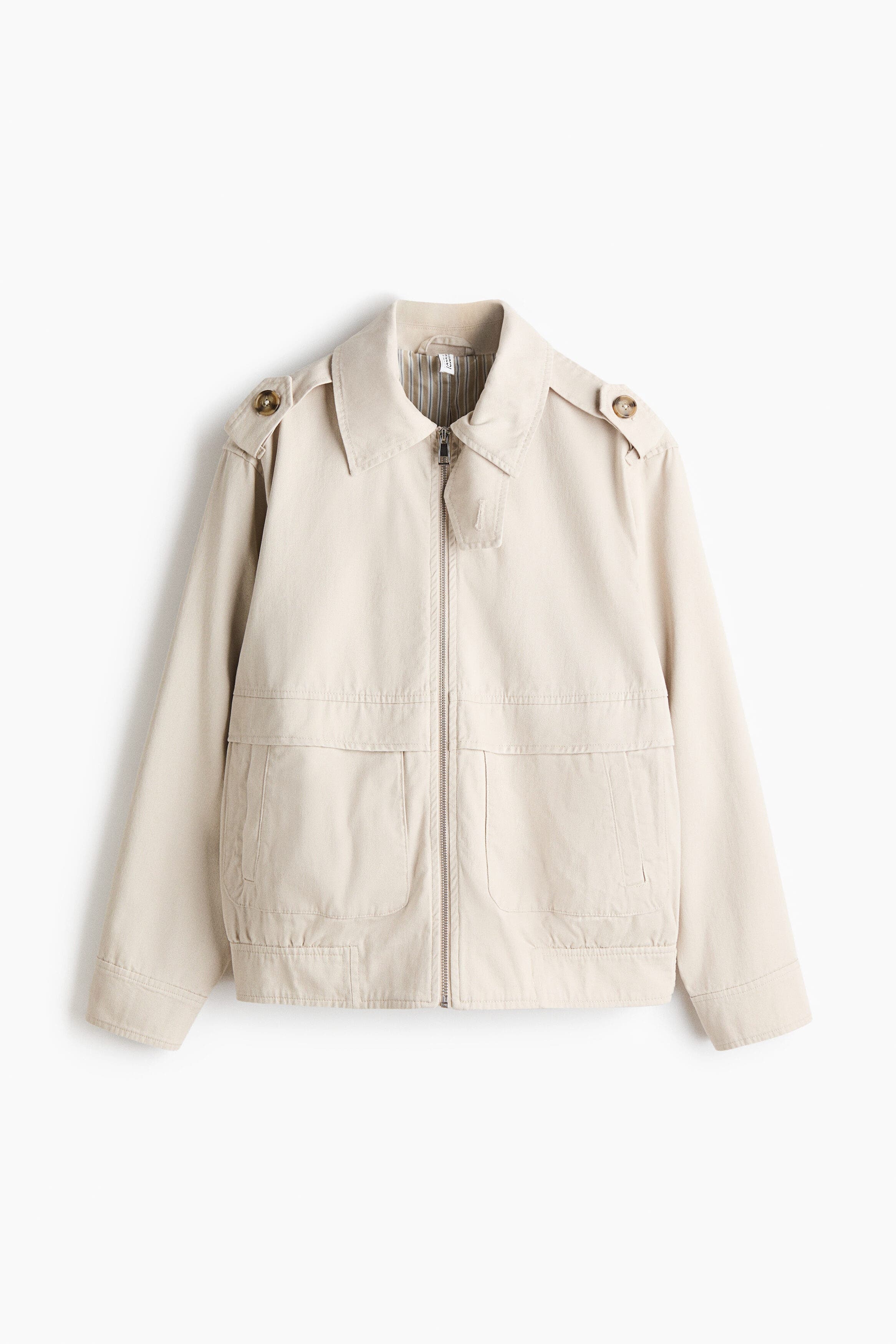 Collared Twill Jacket - image 3