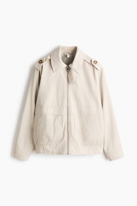 Collared Twill Jacket