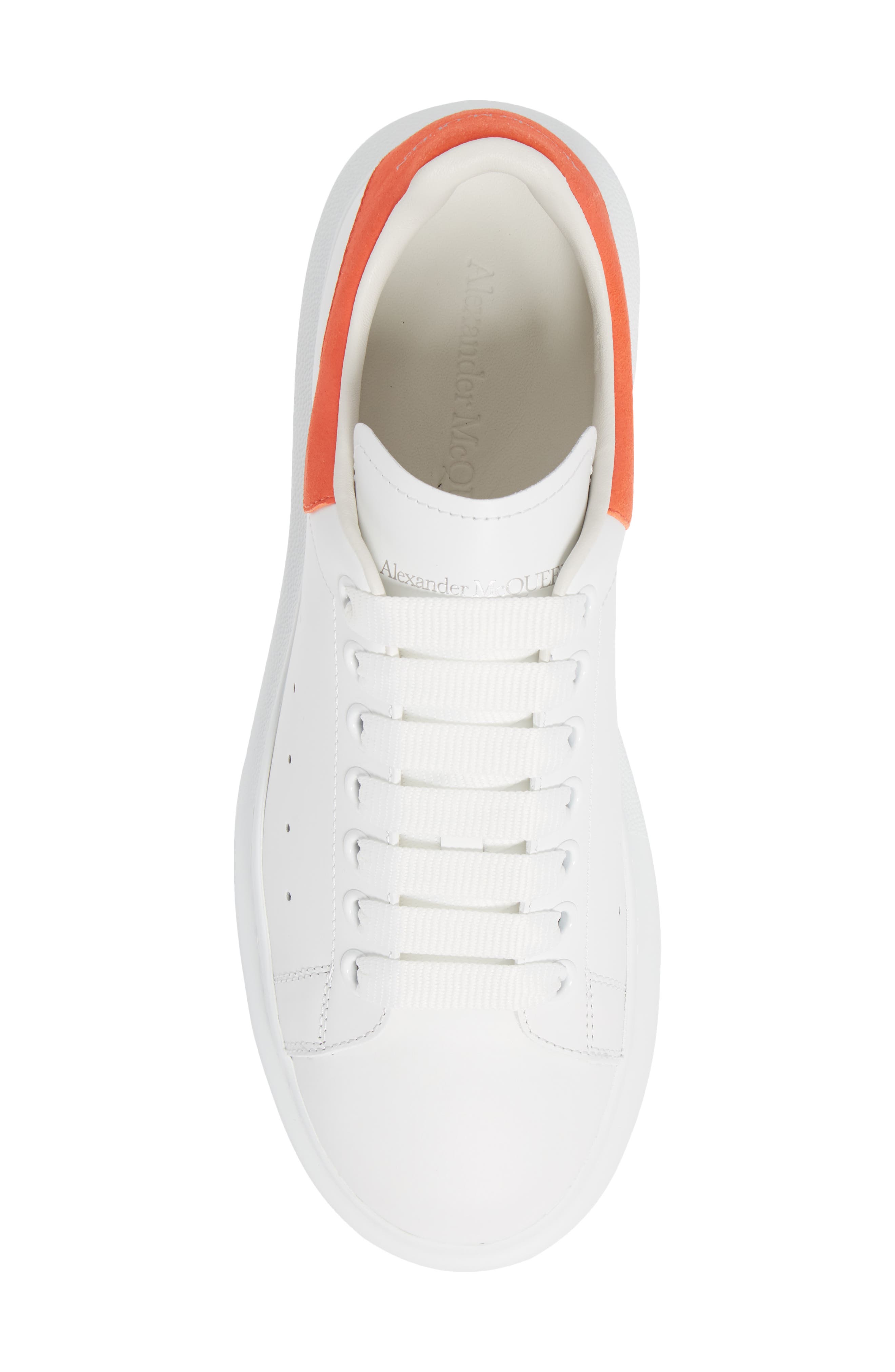 Oversized Sneaker, Alternate, color, WHITE/ ORANGE