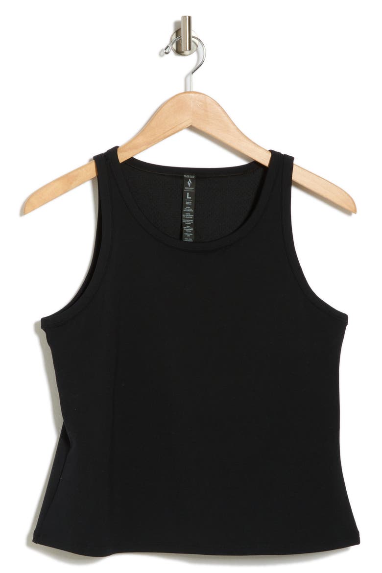 GoWalk Shelf Bra Tank, Alternate, color, BLACK