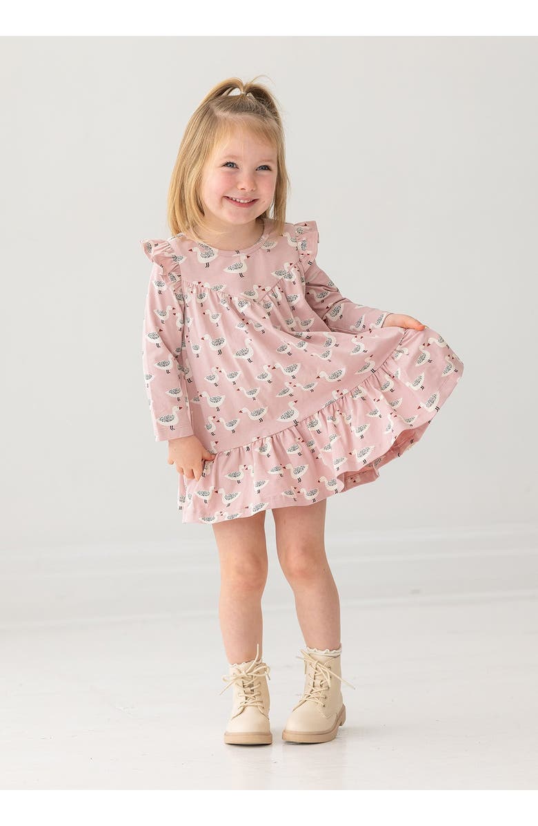 Mabel + Honey Ducky in Pink Dress, Alternate, color, Pink