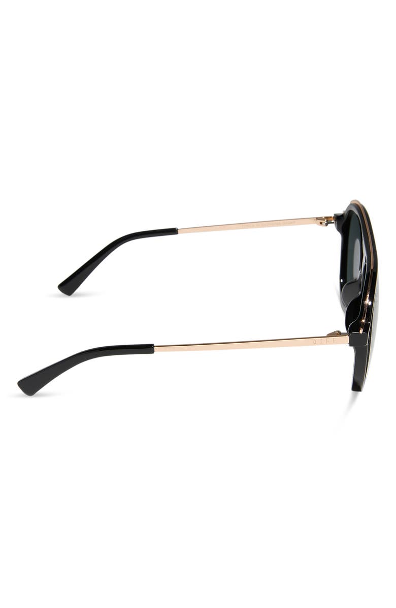 DIFF Tosca III 56mm Aviator Sunglasses, Alternate, color, Black / Grey