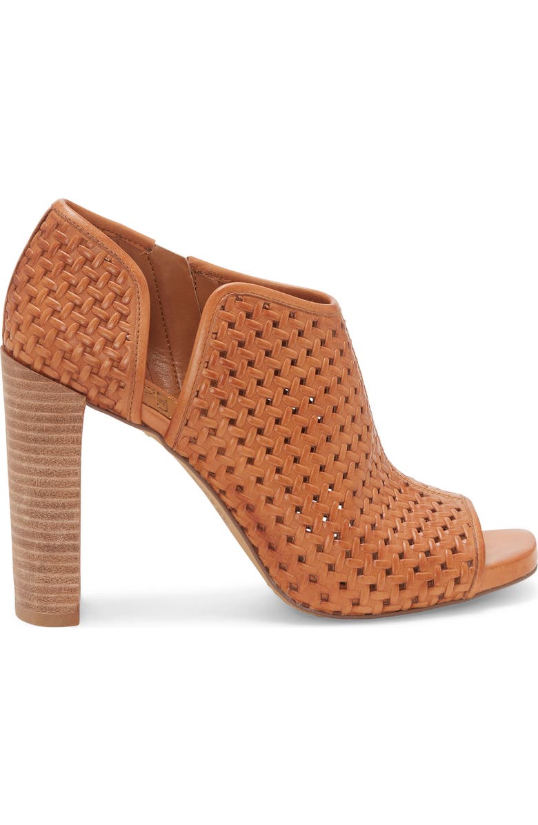 Vince Camuto Prisha Perforated Open Toe Bootie, Alternate, color,