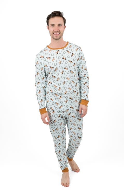 Men's Cotton Printed Matching Family Pajamas