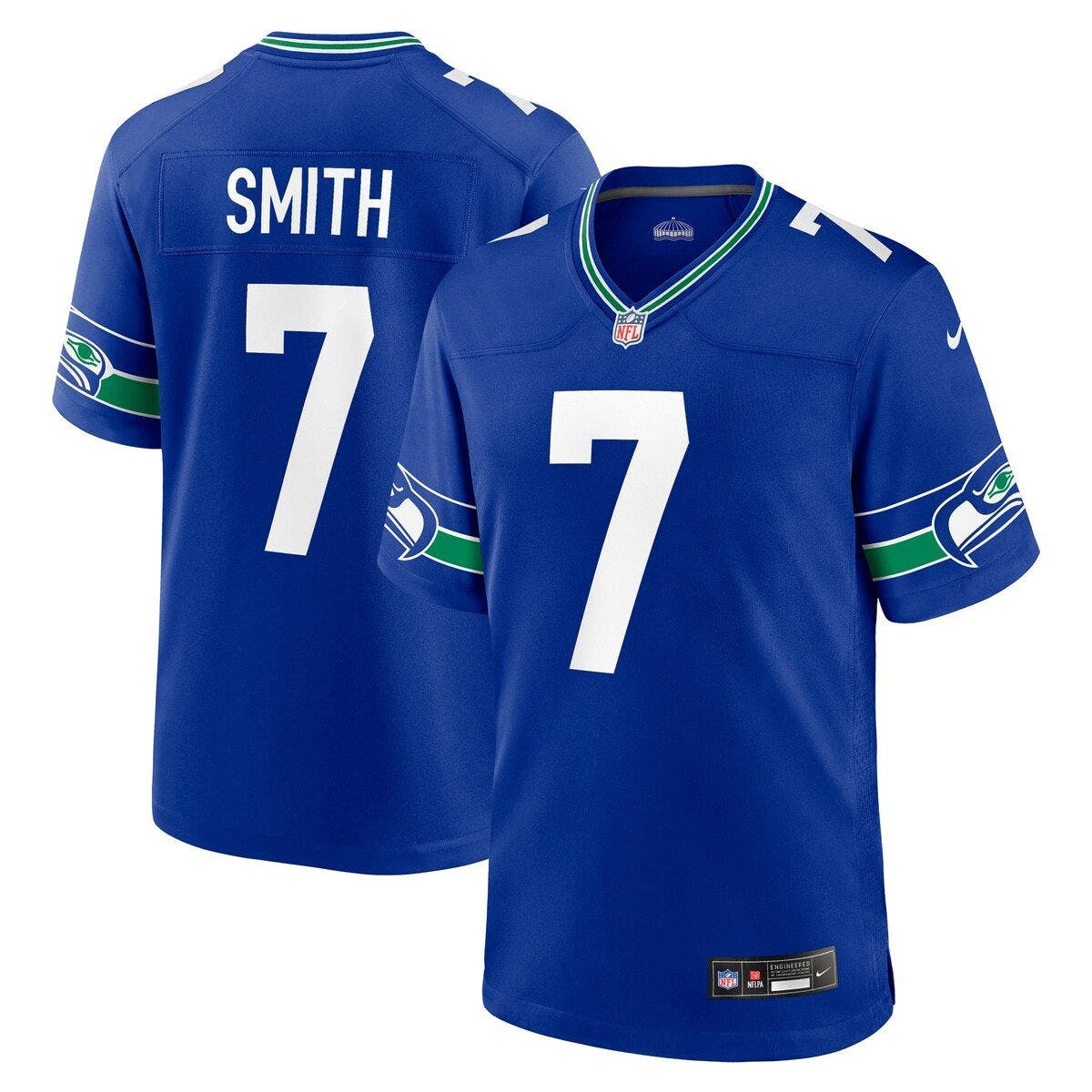 Nike Men's Nike Geno Smith Royal Seattle Seahawks Throwback Player Game  Jersey | Nordstrom
